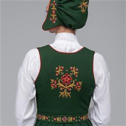 Rygg Nedre buskerudbunad grønn